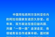 推动中阿友谊历久弥坚 习近平这样阐释