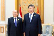 习近平会见也门总统领导委员会主席阿里米