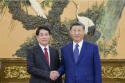 习近平会见越共中央政治局委员、中央书记处常务书记梁强