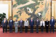 习近平会见主要国际经济组织负责人