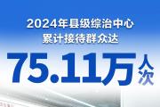 浙江县级综治中心一年接待群众75.11万人次，“最多跑一地”织就平安网