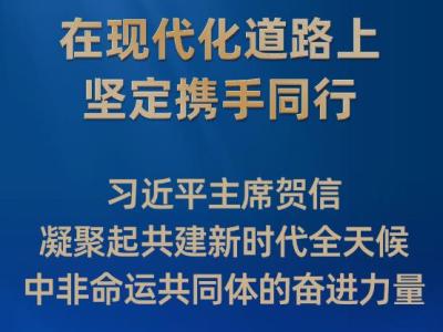 习近平主席贺信凝聚起共建新时代中非命运共同体的奋进力量