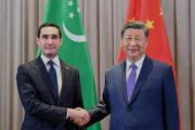 国家主席习近平会见土库曼斯坦总统别尔德穆哈梅多夫