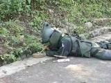 30公斤排爆服下的