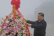 习近平在山西阳泉向抗战烈士敬献花篮并参观百团大战纪念馆