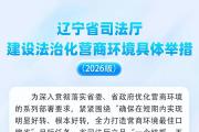 辽宁省司法厅出台25项护航营商环境举措