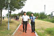实地调研长荡湖生态修复基地
